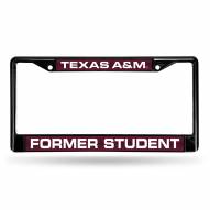 Texas A&M Aggies Laser Black License Plate Frame
