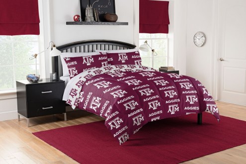 Texas A&M Aggies Rotary Full Bed in a Bag Set