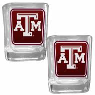 Texas A&M Aggies Square Glass Shot Glass Set