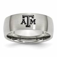 Texas A&M Aggies Stainless Steel Laser Etch Ring