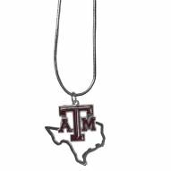 Texas A&M Aggies State Charm Necklace