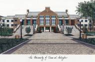 Texas-Arlington Mavericks Campus Images Lithograph