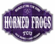 Texas Christian Horned Frogs 12" Homegating Tavern Sign