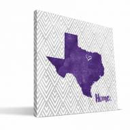 Texas Christian Horned Frogs 12" x 12" Home Canvas Print