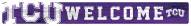 Texas Christian Horned Frogs 16" Welcome Strip