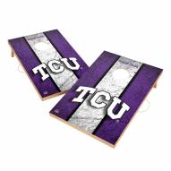 Texas Christian Horned Frogs 2' x 3' Vintage Wood Cornhole Game