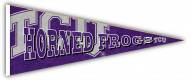 Texas Christian Horned Frogs 24" Wood Pennant