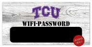 Texas Christian Horned Frogs 6" x 12" Wifi Password Sign