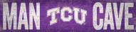 Texas Christian Horned Frogs 6" x 24" Man Cave Sign