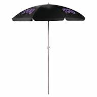 Texas Christian Horned Frogs Beach Umbrella