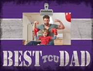 Texas Christian Horned Frogs Best Dad Clip Frame