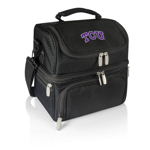 Texas Christian Horned Frogs Black Pranzo Insulated Lunch Box