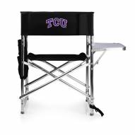 Texas Christian Horned Frogs Black Sports Folding Chair
