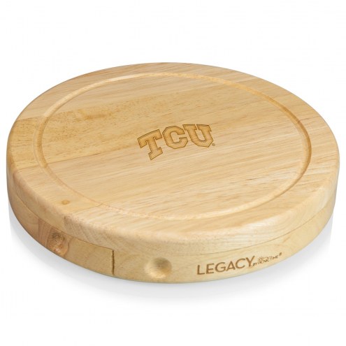 Texas Christian Horned Frogs Brie Cheese Board