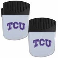 Texas Christian Horned Frogs Chip Clip Magnet with Bottle Opener - 2 Pack