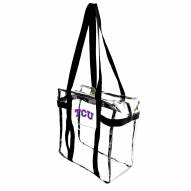 Texas Christian Horned Frogs Clear Tote Along