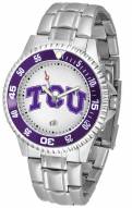 Texas Christian Horned Frogs Competitor Steel Men's Watch