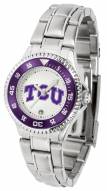 Texas Christian Horned Frogs Competitor Steel Women's Watch