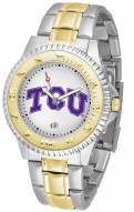 Texas Christian Horned Frogs Competitor Two-Tone Men's Watch