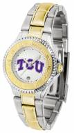 Texas Christian Horned Frogs Competitor Two-Tone Women's Watch