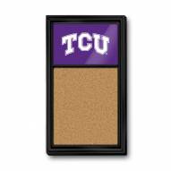 Texas Christian Horned Frogs Cork Note Board