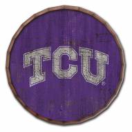 Texas Christian Horned Frogs Cracked Color 16" Barrel Top