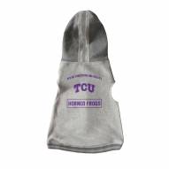 Texas Christian Horned Frogs Dog Hooded Crewneck