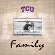 Texas Christian Horned Frogs Family Picture Frame