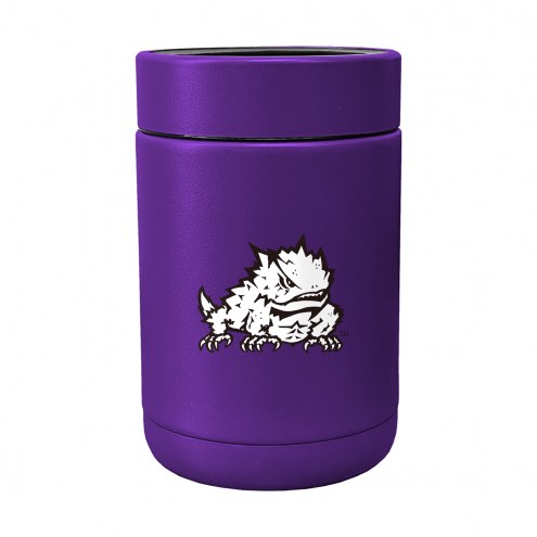 Texas Christian Horned Frogs Flipside Powder Coat Can Coozie