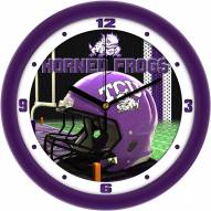 Texas Christian Horned Frogs Football Helmet Wall Clock