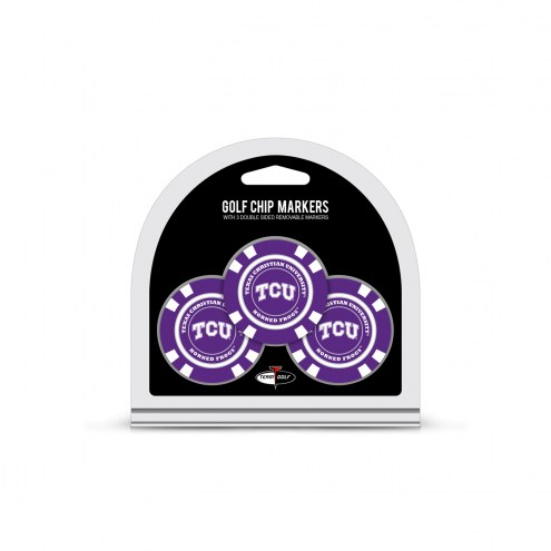Texas Christian Horned Frogs Golf Chip Ball Markers