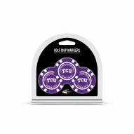 Texas Christian Horned Frogs Golf Chip Ball Markers