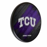 Texas Christian Horned Frogs Digitally Printed Wood Sign