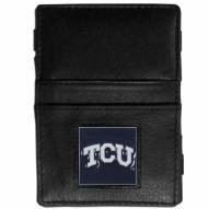 Texas Christian Horned Frogs Leather Jacob's Ladder Wallet