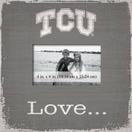 Texas Christian Horned Frogs Love Picture Frame