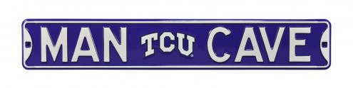 Texas Christian Horned Frogs Man Cave Street Sign