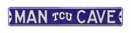 Texas Christian Horned Frogs Man Cave Street Sign