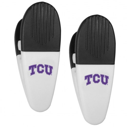 Texas Christian Horned Frogs Mini Chip Clip Magnets - 2 Pack