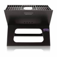 Texas Christian Horned Frogs Portable Charcoal X-Grill