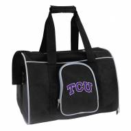 Texas Christian Horned Frogs Premium Pet Carrier Bag
