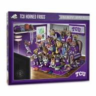 Texas Christian Horned Frogs Purebred Fans "A Real Nailbiter" 500 Piece Puzzle