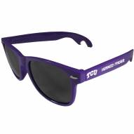 Texas Christian Horned Frogs Purple Beachfarer Bottle Opener Sunglasses