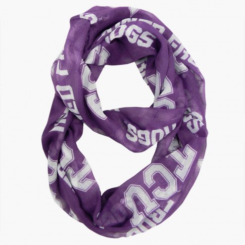 Texas Christian Horned Frogs Sheer Infinity Scarf