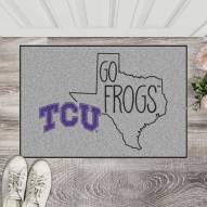 Texas Christian Horned Frogs Southern Style Starter Rug