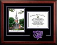 Texas Christian Horned Frogs Spirit Graduate Diploma Frame