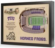 Texas Christian Horned Frogs 25-Layer StadiumViews 3D Wall Art