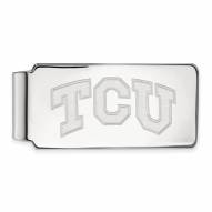 Texas Christian Horned Frogs Sterling Silver Money Clip
