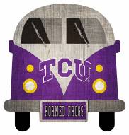 Texas Christian Horned Frogs Team Bus Sign