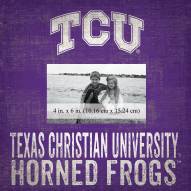 Texas Christian Horned Frogs Team Name 10" x 10" Picture Frame