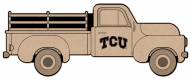 Texas Christian Horned Frogs Truck Coloring Sign